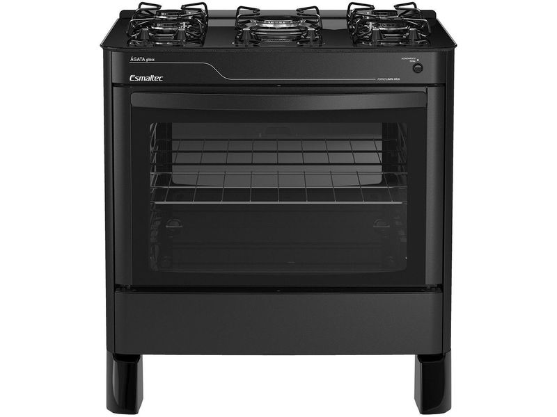 850360-fogao-5-bocas-esmaltec-automatico-agata-glass-preto