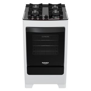 Fogão 4 Bocas Dako Automático Supreme Glass Branco