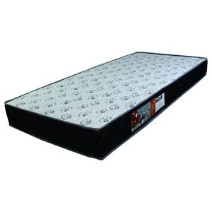 Colchão Solteiro (188x88) Rubi D23 Branco/Preto Elegance