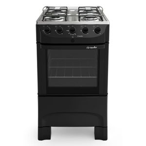 Fogão 4 Bocas Mueller Automático Fratello Preto