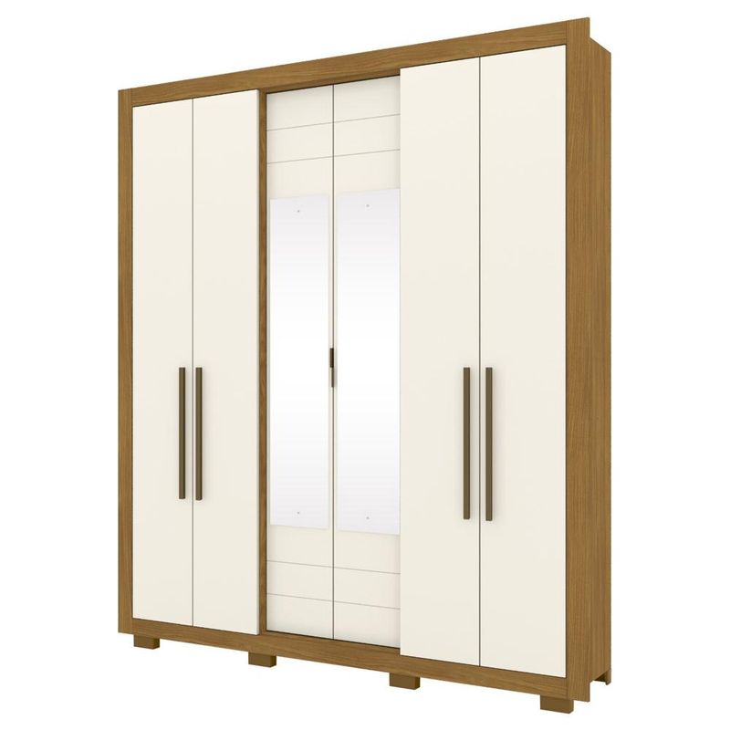 873796-guarda-roupa-casal-06-portas-com-espelho-nature-off-white-paiva-henn-moveis