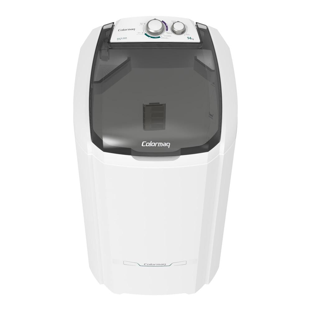 Tanquinho/Lavadora Semiautomática Colormaq 14Kg LCS14-PBR2NAC com Batedor Central Gigante Branca 110V