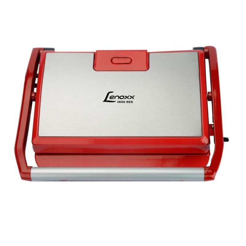 sanduicheira-e-grill-lenoxx-panini-pgr155-inox-red