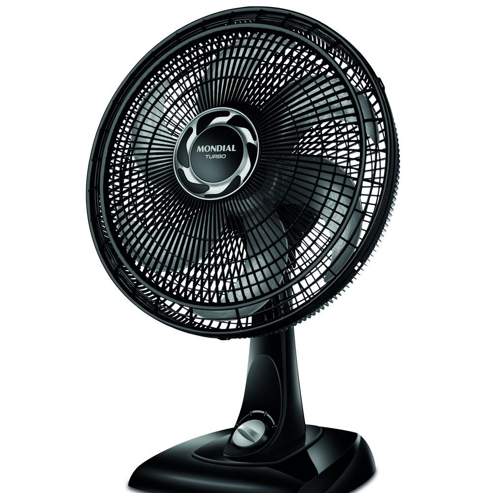 Ventilador de Mesa Mondial Turbo VT-40-B  40cm 3 Velocidades Preto 110V