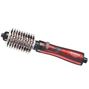 Escova Rotativa Mondial Tourmaline Infinity ER-03 1000W Vermelha