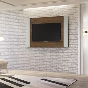 Painel para TV até 42" Avelã/Off White Furnas Linea Brasil