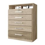 comoda-5-gavetas-com-corredicas-metalicas-nogal-vanilla-touch-triunfo-demobile