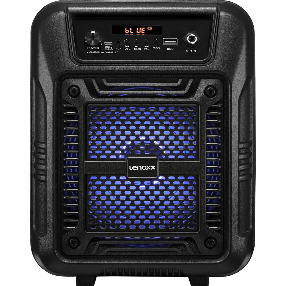 Caixa de Som Amplificada Lenoxx CA60 80W Bluetooth USB Auxiliar