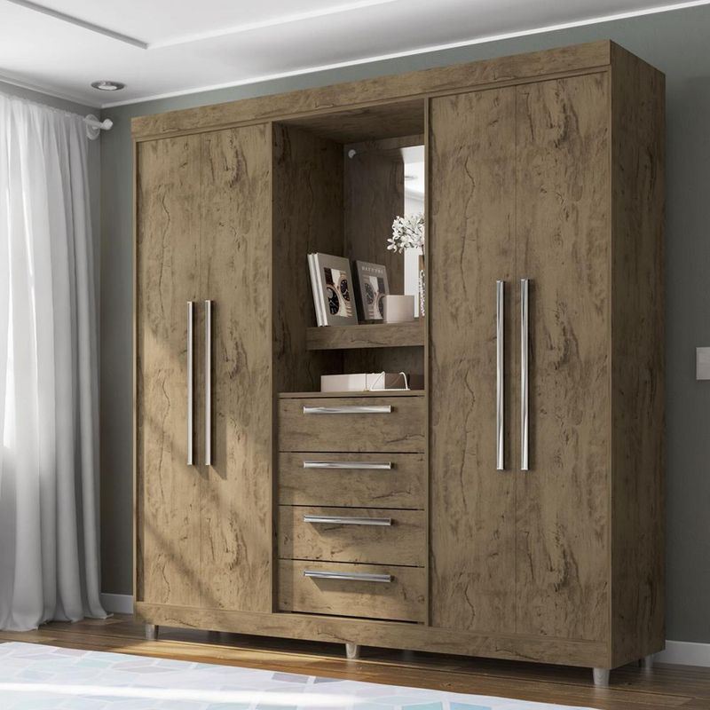 guarda-roupa-casal-com-espelho-4-portas-4-gavetas-demolicao-1618-exellence-araplac