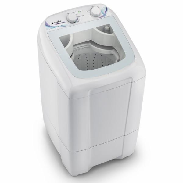 Lavadora de Roupas Automática Mueller 8kg Popmatic Lavagem Por Impeller Branca BR 220V