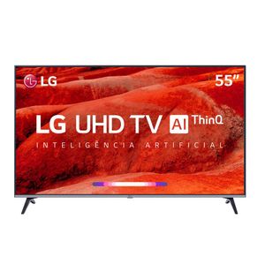 Smart TV 4K IPS LCD 55" LG 55UM7520 Wi-fi 4 HDMI 2 USB