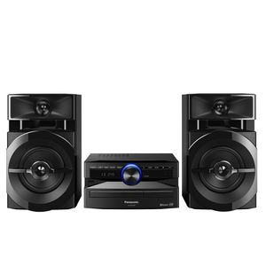 Mini System Panasonic Bluetooth USB 250W MP3 CD Player FM SC-AKX100LBK