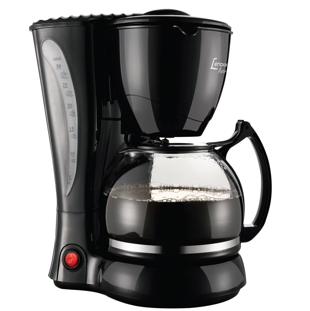 Cafeteira Elétrica Lenoxx Master PCA021 30 Xícaras Preta 110V