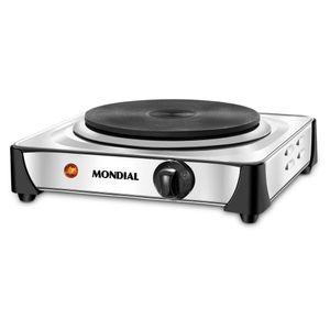 Fogão 1 Boca Mondial Elétrico Fast Cook FE-04 Inox