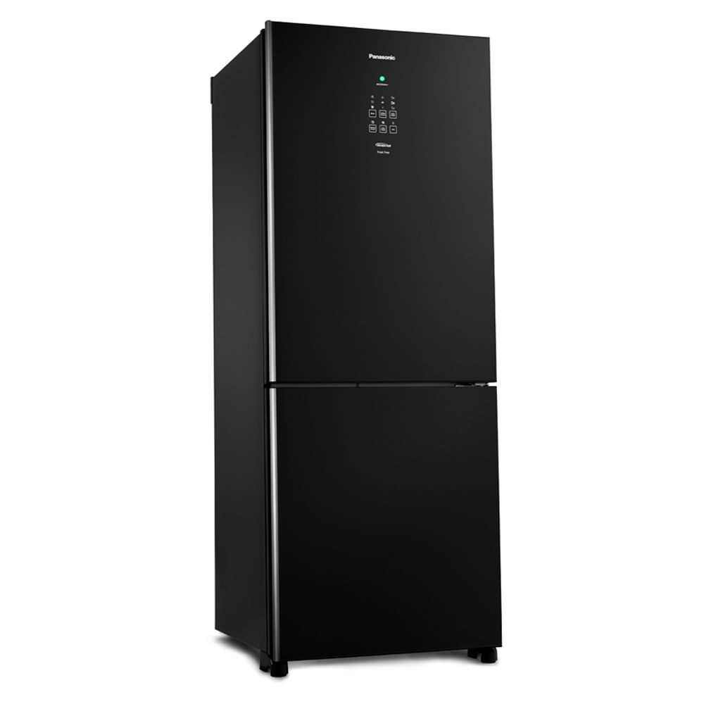 Geladeira Panasonic Frost Free Duplex Inverter  425L NR-BB53GV3BB Preto INVERSE