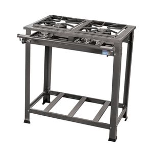Fogão Industrial 2 Bocas Sem Forno Tron Manual Eco Grafite