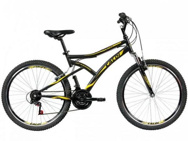 Bicicleta Caloi Andes Aro 26 21 Marchas Freio V-Brake Suspensão Dianteira