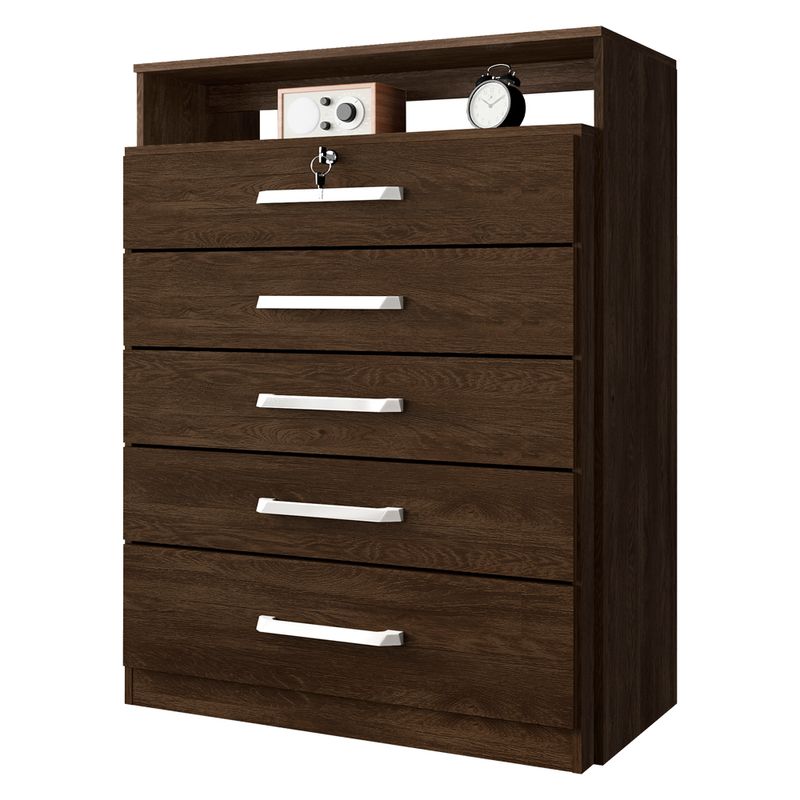 913539-comoda-5-gavetas-com-chave-ebano-touch-triunfo-demobile