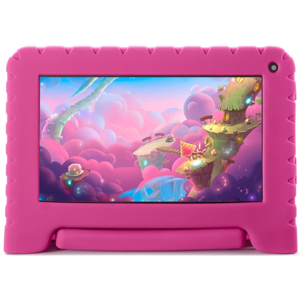 Tablet Multilaser Kid Pad Go NB303 Tela 7" 16GB Quad Core Rosa