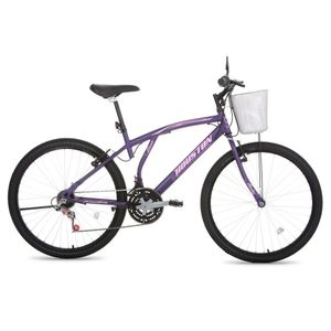 Bicicleta Houston Bristol Lance Aro 26 21 Marchas Freio V-Brake Violeta