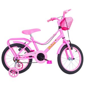 Bicicleta Juvenil Monark Brisa Aro 16 Freios V-brake Rosa