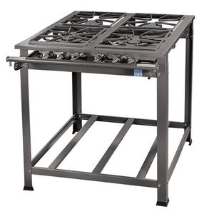 Fogão Industrial 4 Bocas Sem Forno Tron Manual Eco Grafite