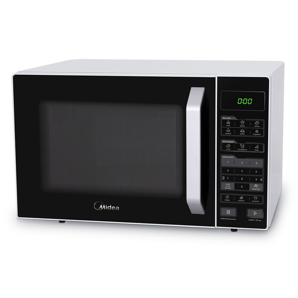 Micro-ondas Midea 27L MXSA27P Branco/Preto 110V