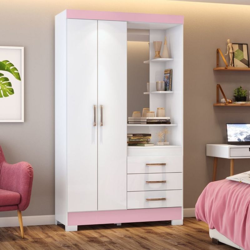 850544-guarda-roupa-solteiro-02-portas-03-gavetas-branco-rosa-b64-66-briz