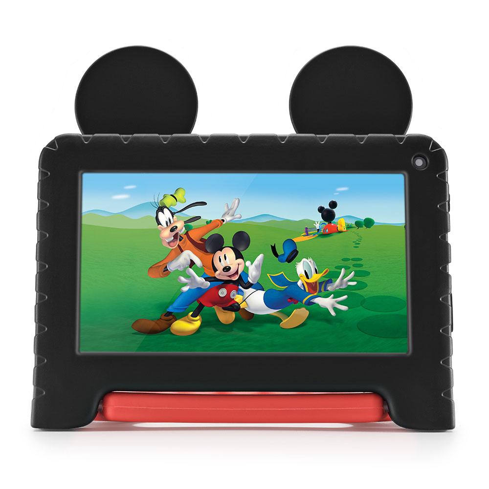 Tablet Multilaser Mickey Plus NB367/NB395 Tela 7" 32GB Quad Core Preto