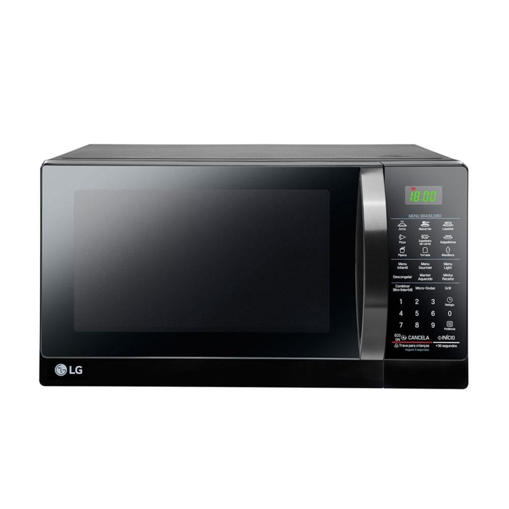 Micro-ondas LG 30L MH7097AR Com Grill Preto 220V
