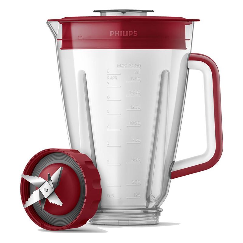 Liquidificador Philips Walita RI2240 1200W 5 Velocidades Liquidificador Philips Walita RI2240 1200W 5 Velocidades