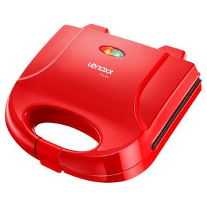 Sanduicheira e Grill Lenoxx PSD119 Easy Red