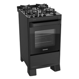 Fogão 4 Bocas Suggar Automático Max Cook FGV409PT Preto