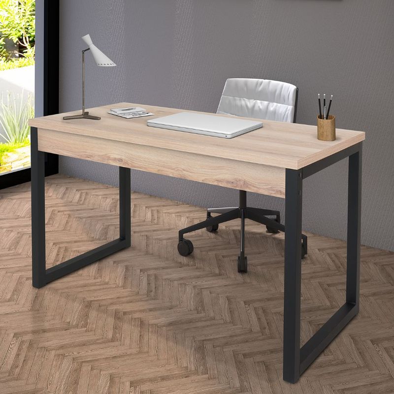 940856-Escrivaninha-Preto-Fosco-Com-Tampo-Carvalho-Ciplafe-Office-2