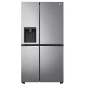 Geladeira Smart LG Side by Side UVnano 611 L Inverter GC-L257SLP Aço Escovado