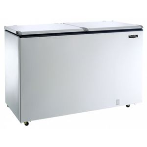 Freezer/Conservador Horizontal Esmaltec 437L 2 Portas ECH500 Branco
