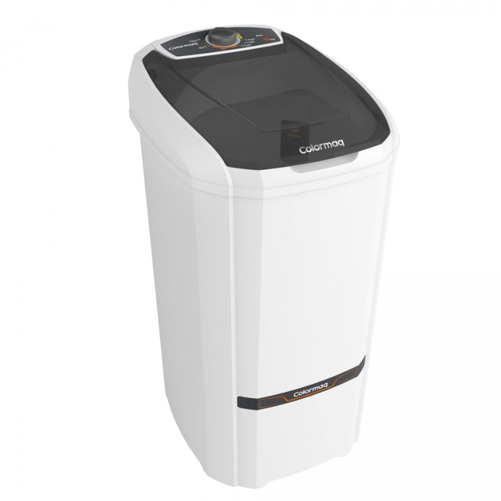 Tanquinho/Lavadora Semiautomática Colormaq 10Kg LCS10-10MBR2NAC com Batedor Central Gigante Branca 220V