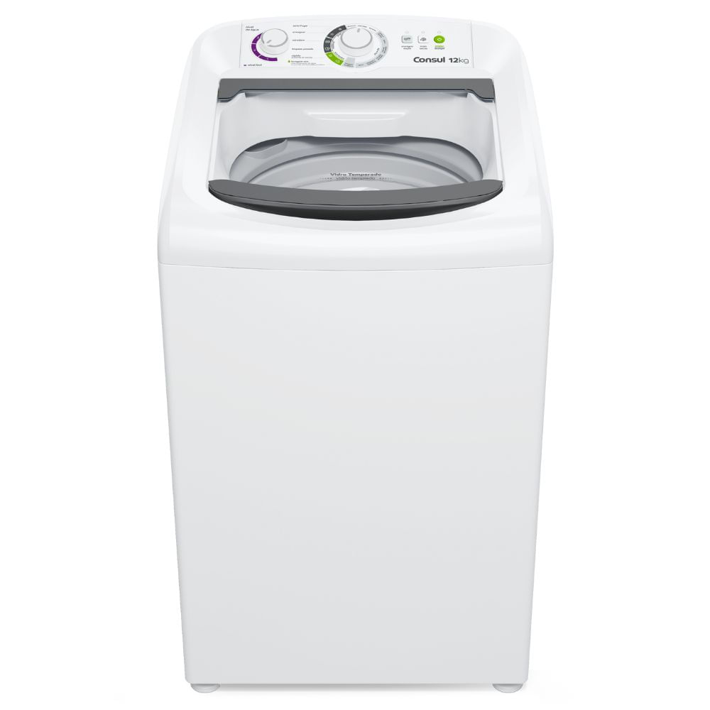 Lavadora de Roupas Automática Consul 12Kg CWH12BB Dosagem Econômica Branca 110V