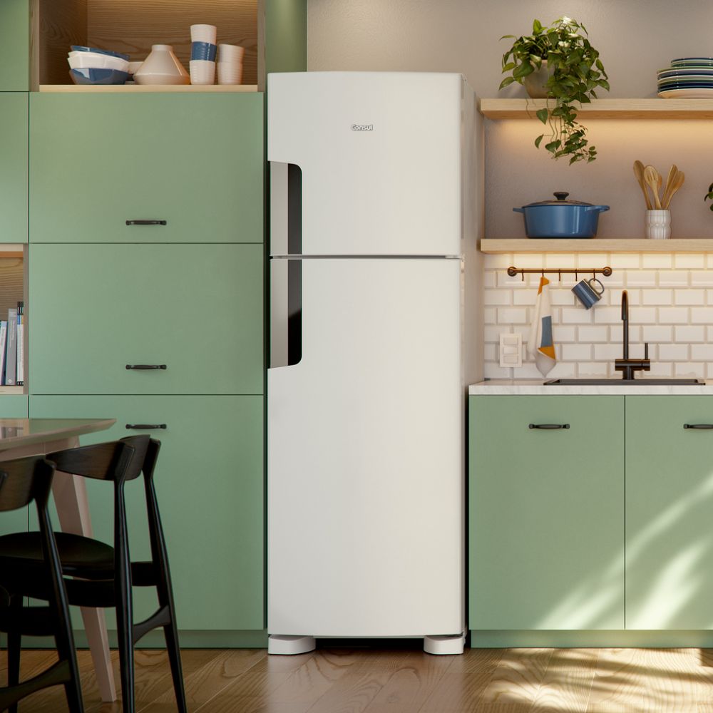 Geladeira Consul Frost Free Duplex 386L CRM44AB Branca 110V
