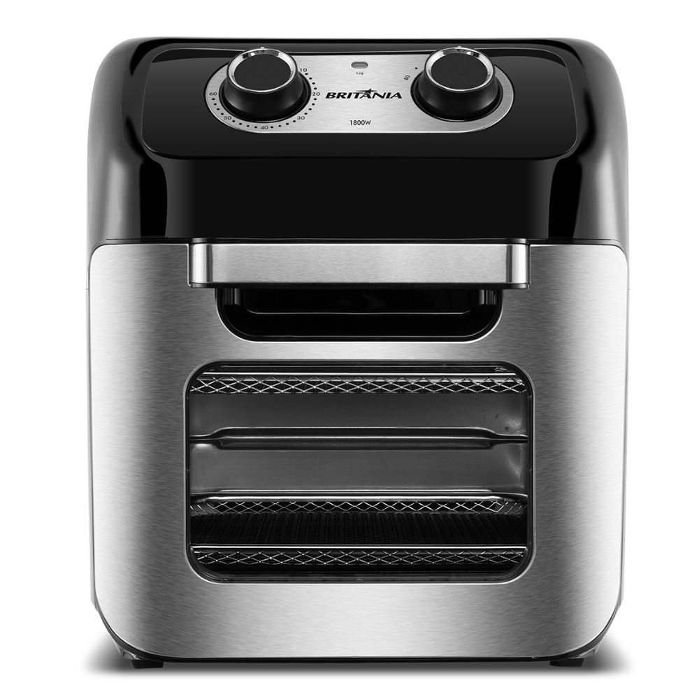 Fritadeira Elétrica Sem Óleo/Air Fryer Britânia BFR2300P 12L Com Timer 110V