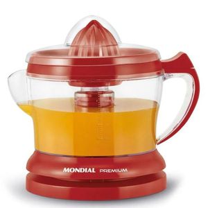 Espremedor de Frutas Mondial 1,25L Premium RED E-23 Vermelho