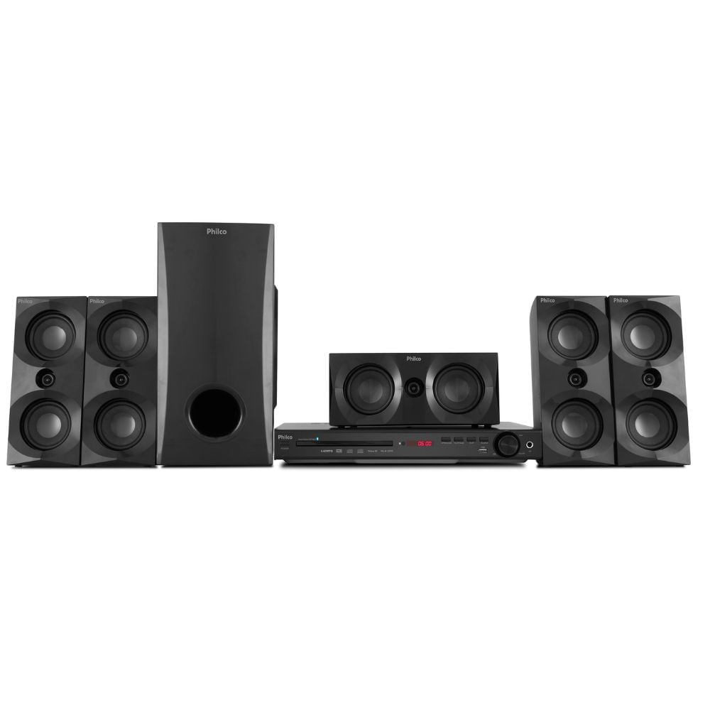 Home Theater Philco PHT700BT DVD-R Karaokê 550W