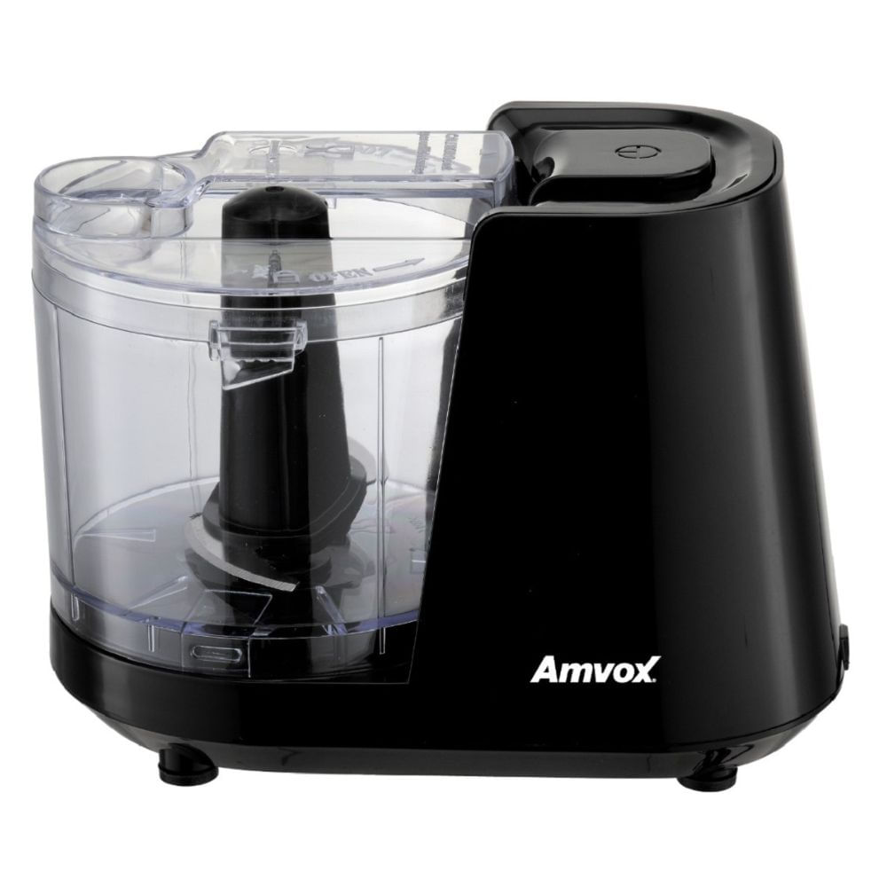 Mini Processador de Alimentos 100W Amvox APR 1001 Preto 110V