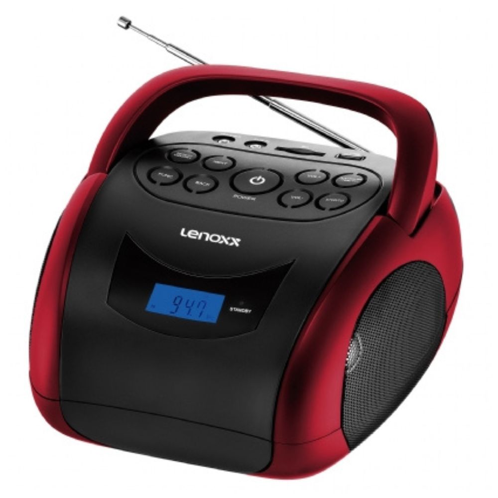 Rádio Portátil Boombox Lenoxx BD 150 Bluetooth USB Micro SD 4W