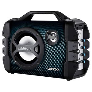 Caixa de Som Portátil Bluetooth Lenoxx CA307 SD USB Preto 120W