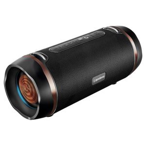 Caixa de Som Portátil Bluetooth Gradiente Speaker Shock Bass GSP200 USB Preta 50W