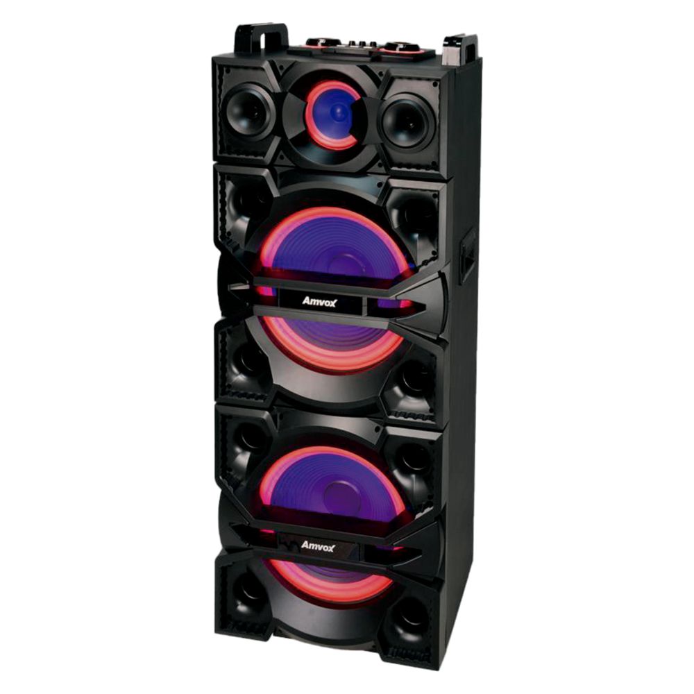 Caixa de Som Amplificada Amvox ACA2500 Bluetooth USB SD 2500W BLUETHOOT