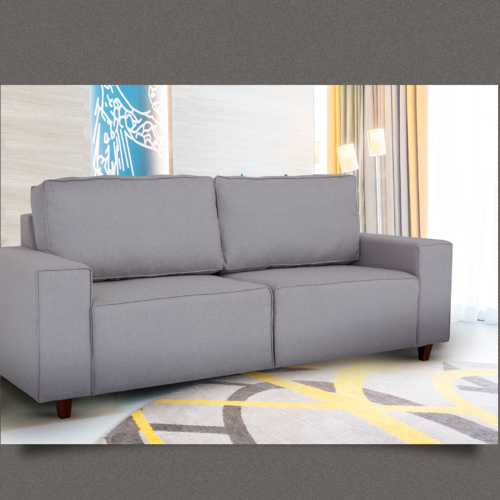 Sofá 2 Lugares Cinza Living Styllus Marquês Estofados