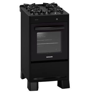 Fogão 4 Bocas Suggar Automático Neo Max Preto