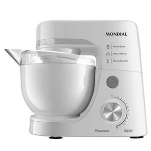Batedeira Planetária 500W Mondial BP-03W 12 Velocidades Branca